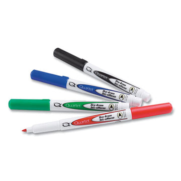 Quartet® Low-odor Dry-erase Marker, Fine Bullet Tip, Assorted Colors, 4-pack freeshipping - TVN Wholesale